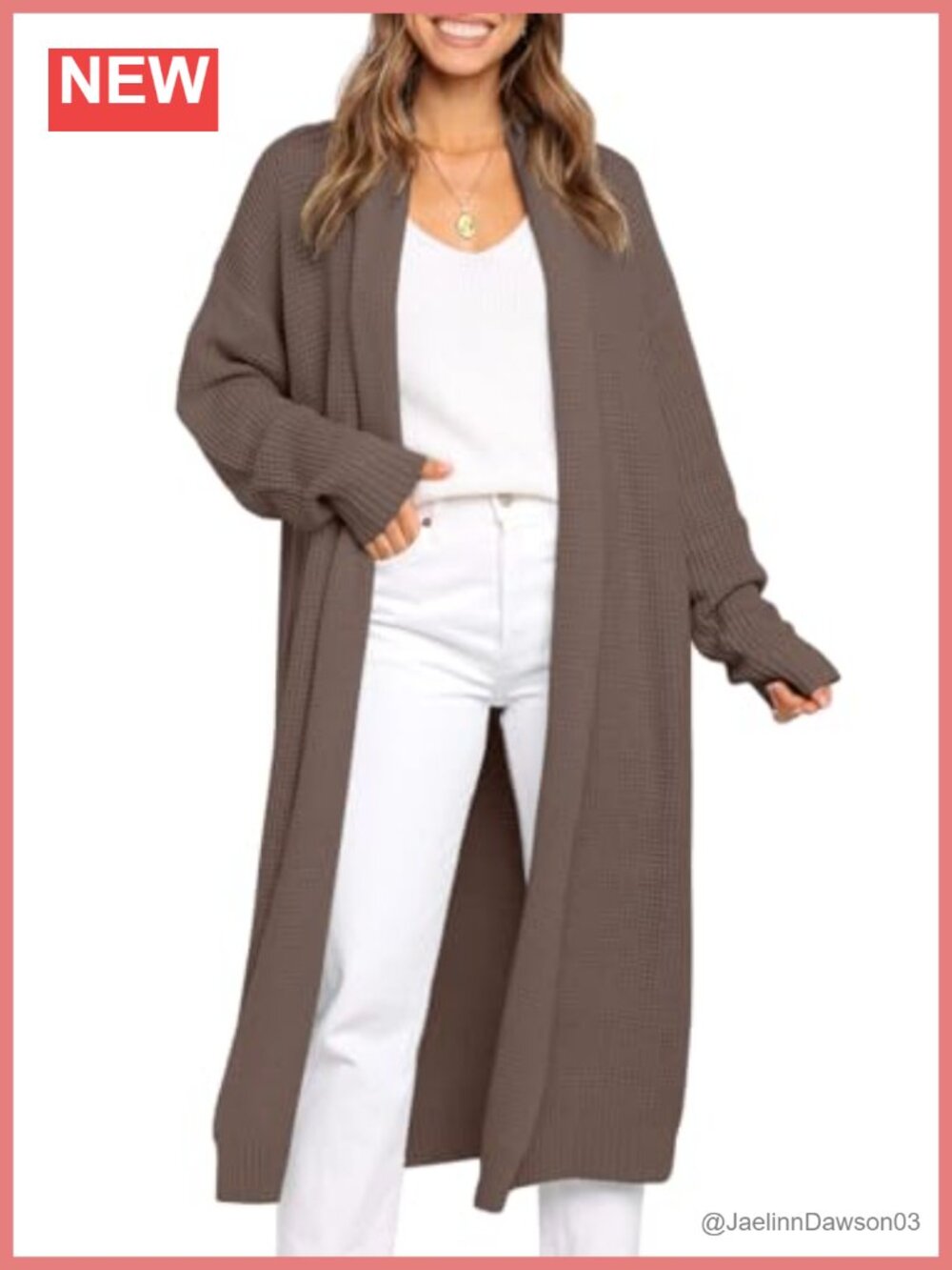 Oversized Ribbed Knit Long Cardigan Sweater Coat Open Front Fall Winter